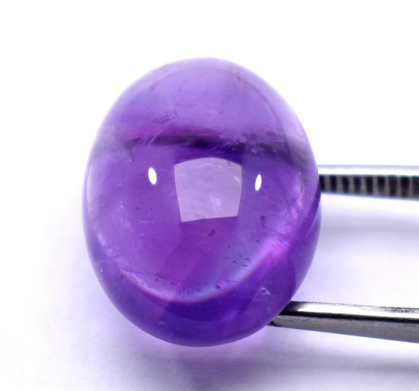 Rare & Natural Purple Amethyst, Oval Cabochon Loose Gemstone, 20.80 Carat, Size-15.5x21x8.5mm, Gift For Her,