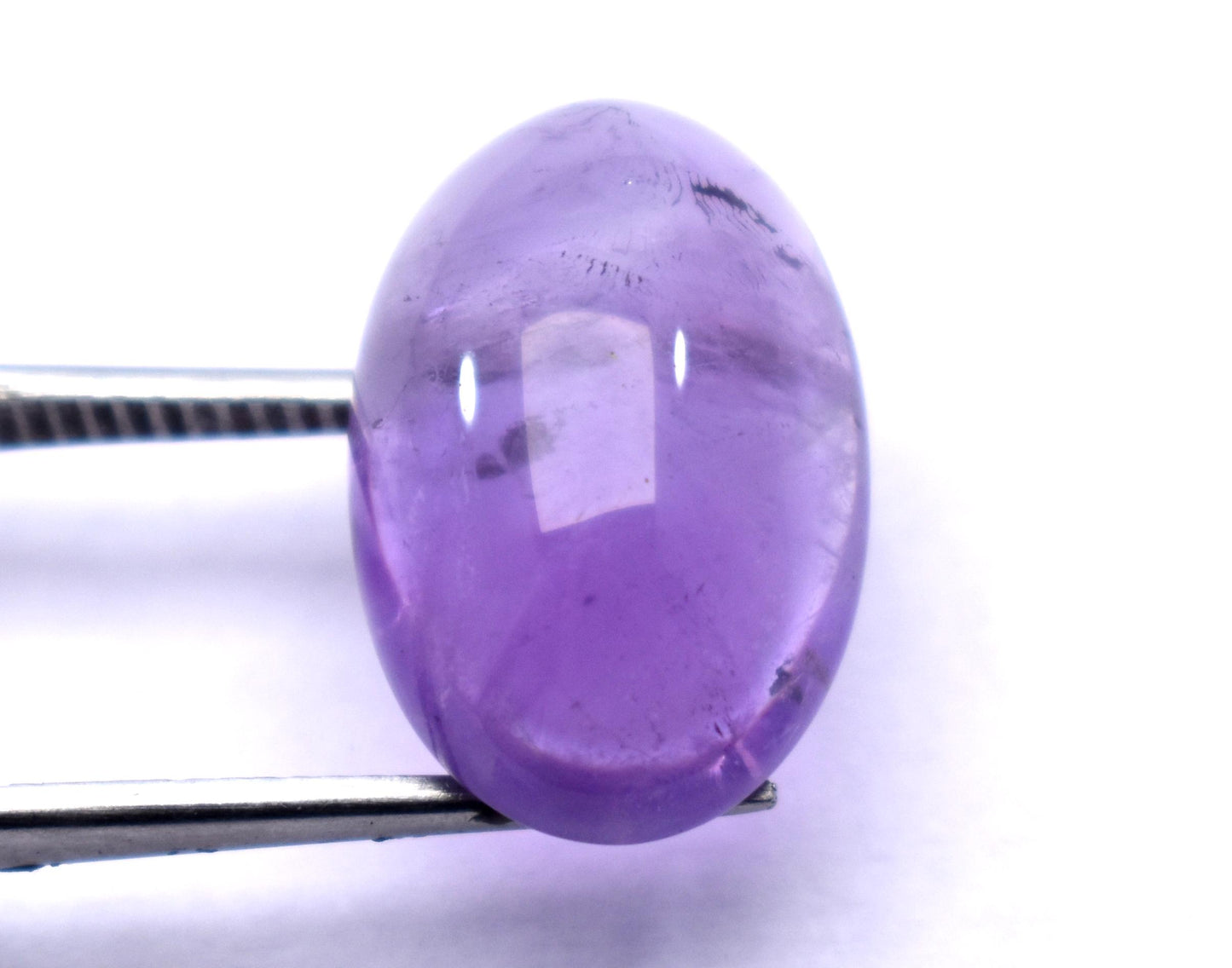 Rare & Natural Purple Amethyst, Oval Cabochon Loose Gemstone, 10.50 Carat, Size-12x18x6.5mm, Gift For Her,