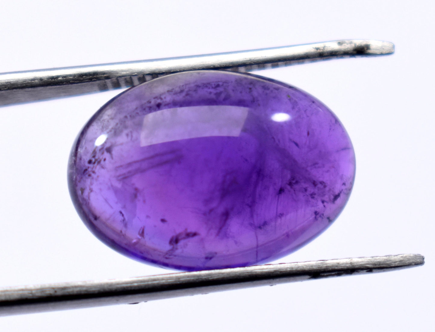 Rare & Natural Purple Amethyst, Oval Cabochon Loose Gemstone, 10 Carat, Size-12x17x7mm, Gift For Her, Pc-1