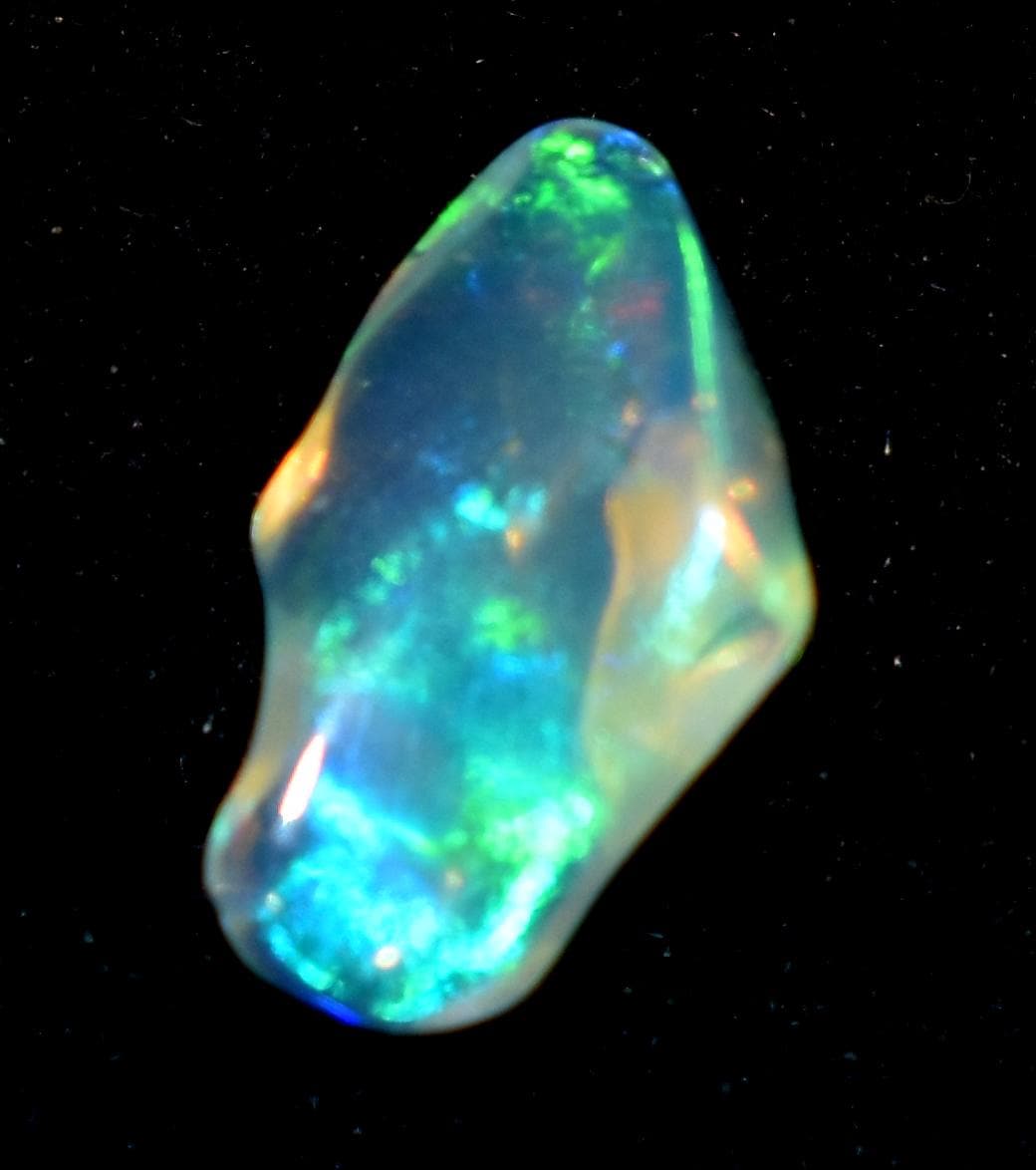 Opal, Natural Ethiopian Opal, Multi Fire Opal Polish Raw Gemstone, 1.05 Carat, Size-7x11x4mm, Gift For Her, PC-1