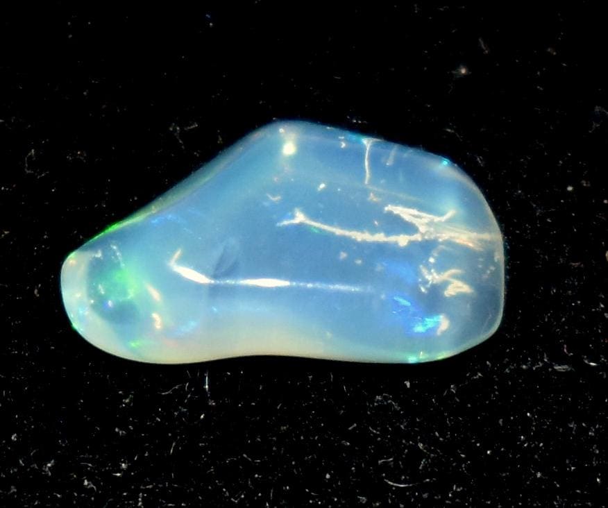 Opal, Natural Ethiopian Opal, Multi Fire Opal Polish Raw Gemstone, 1.35 Carat, Size-7.5x11.5x4mm, Gift For Her, PC-1