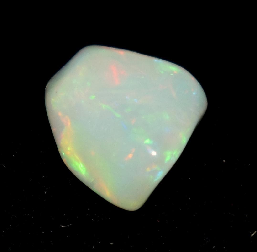 Opal, Natural Ethiopian Opal, Multi Fire Opal Polish Raw Gemstone, 2.40 Carat, Size-9.5x11x5mm, Gift For Her, PC-1