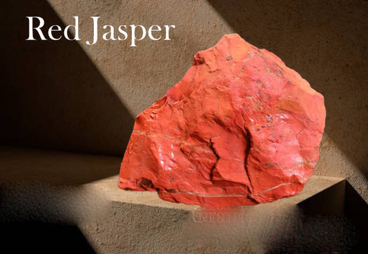 Red Jasper Rough Stone - Raw Red Jasper Chunk - Brecciated Jasper - Natural Red Jasper - Red Stone