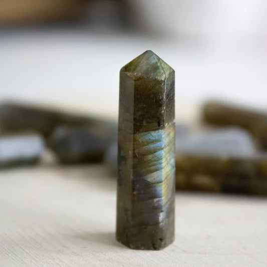 Labradorite Tower, Natural Labradorite point, Crystal Tower, Healing Crystal, Crystal Obelisk,