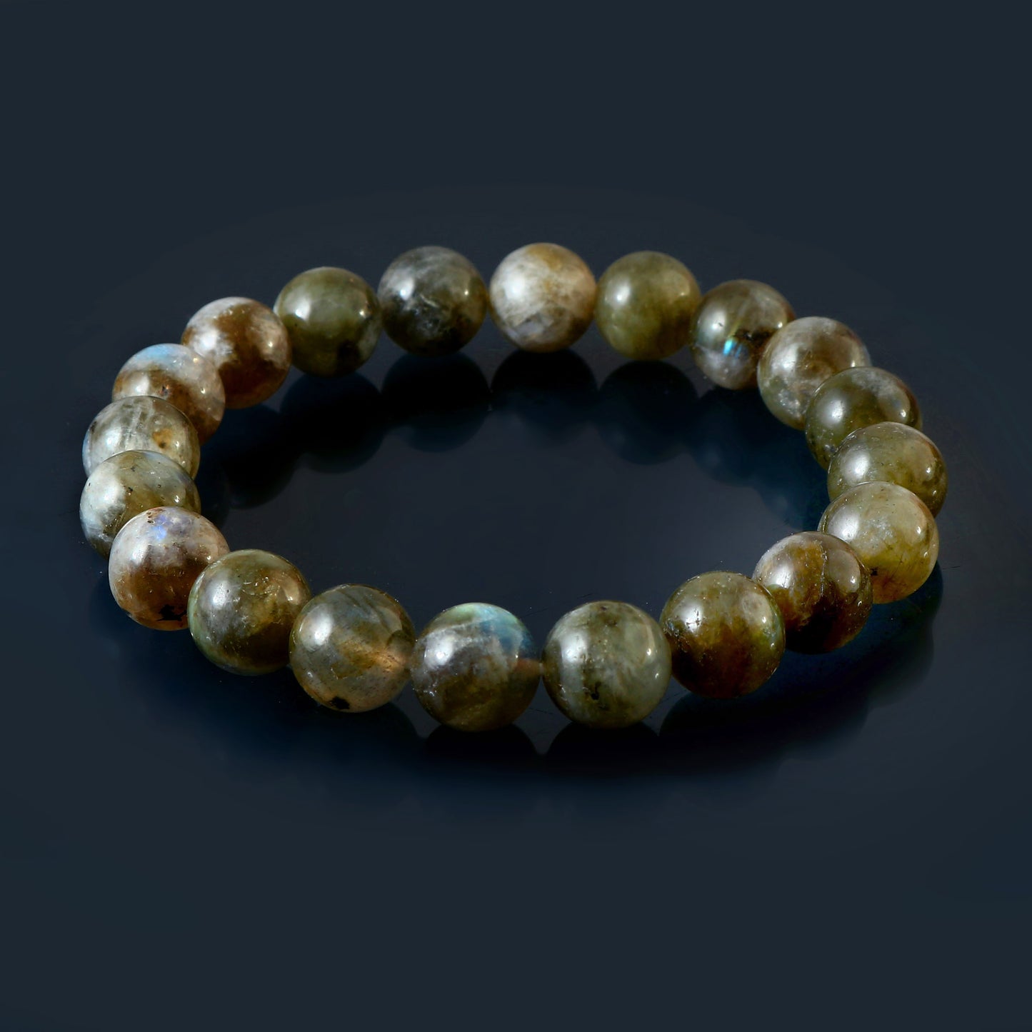 Labradorite Adjustable Bracelet, Chakra Healing, Stimulates Intuition & Imagination