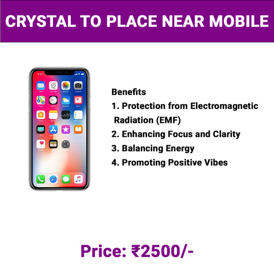 Crystal to place near Mobile Phone