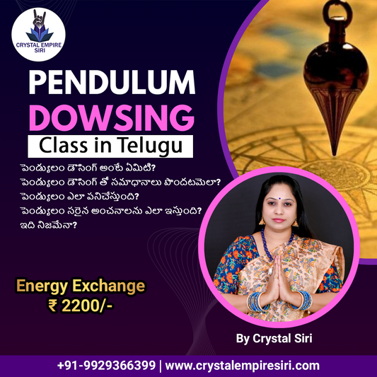 Pendulum Dowsing Class in Telugu