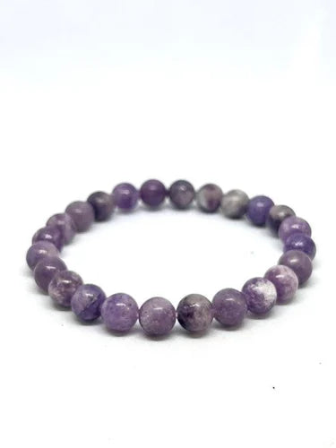 8. Pushya Nakshatra Crystal |  Lepidolite Adjustable Bracelet