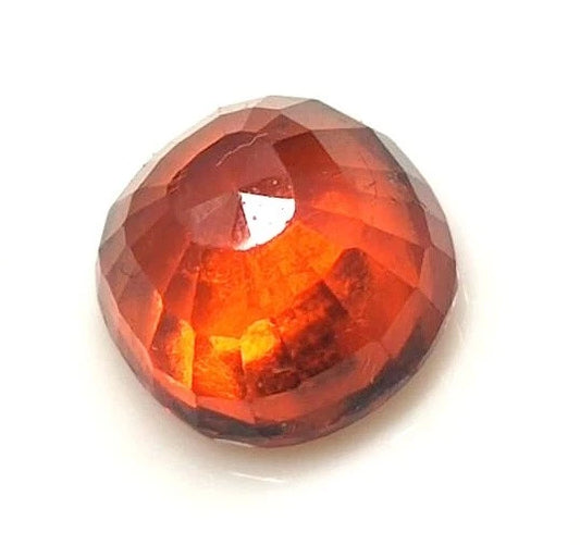 4.40 Carat 100% Natural Hessonite Garnet {Gomed} Cushion Faceted Loose Gemstone - Size- 9x9x6mm MH-2