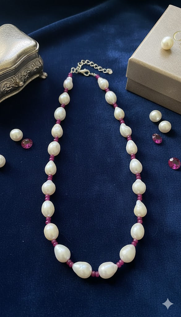 Pearl Necklace – Natural Freshwater Pearl Jewelry Online India