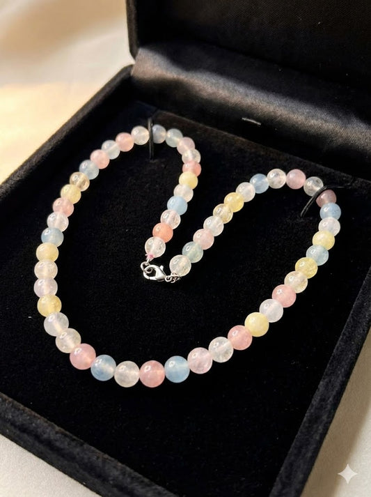 Agate Beads Necklace | Natural Healing Crystal Jewelry Online