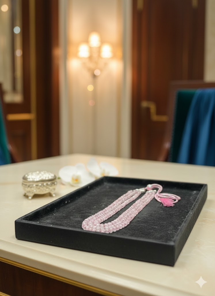 Buy Rose Quartz Necklace Online – Elegant Healing Gem Jewelry