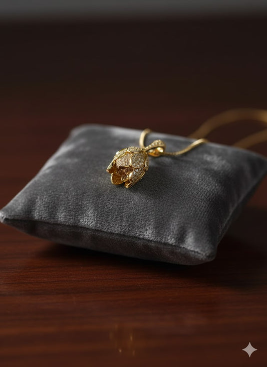 CZ Flower Shape Pendant – Elegant Crystal Jewelry for Every Occasion