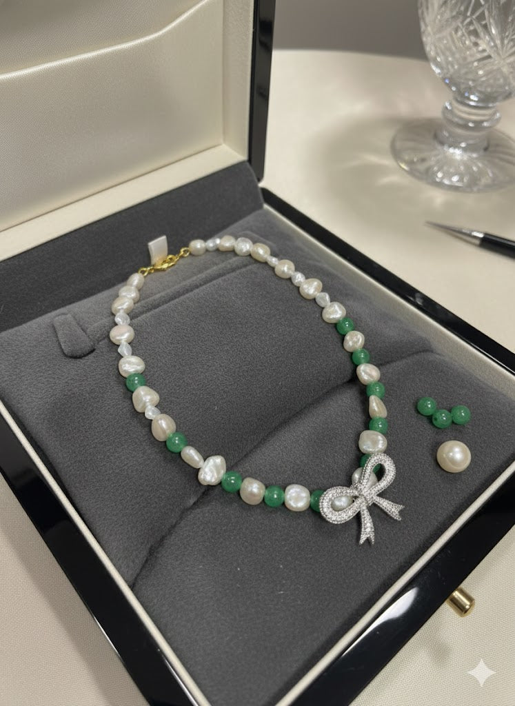 Elegant Pearl, Onyx & Fancy Pendant Necklace – Luxury Jewelry Online