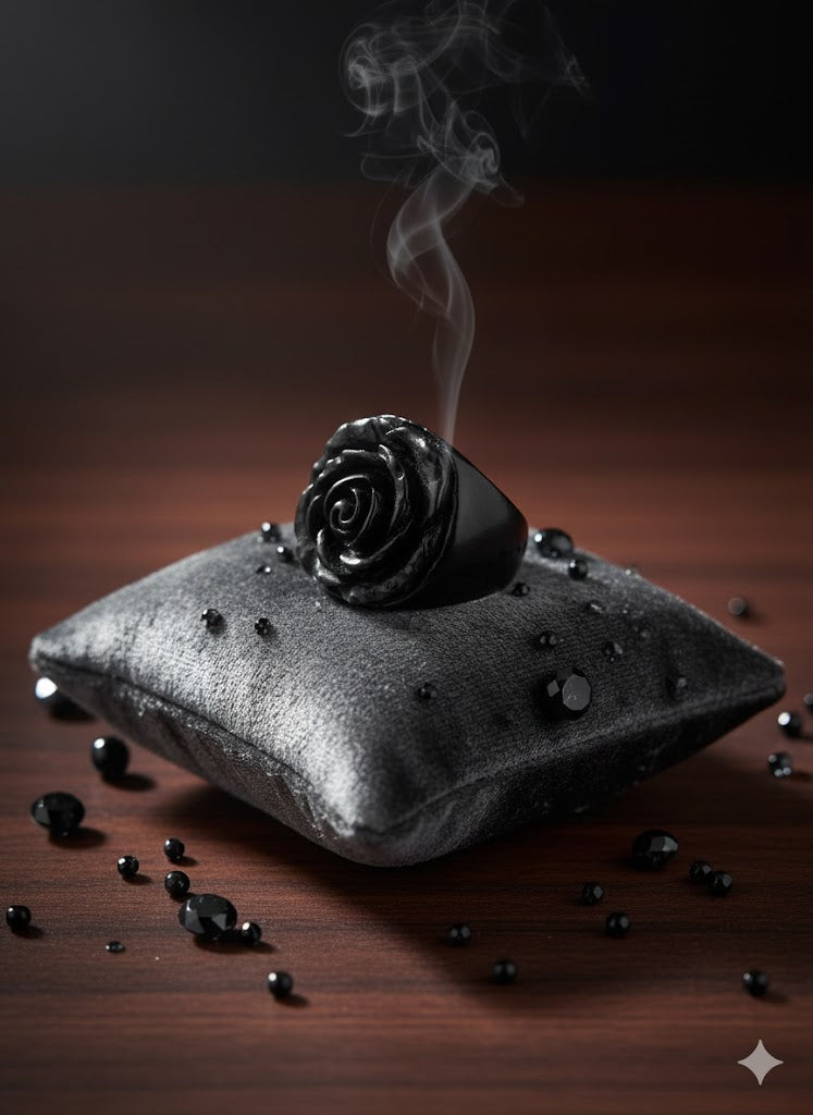 Carved Rose Fancy Ring Only 1 Available