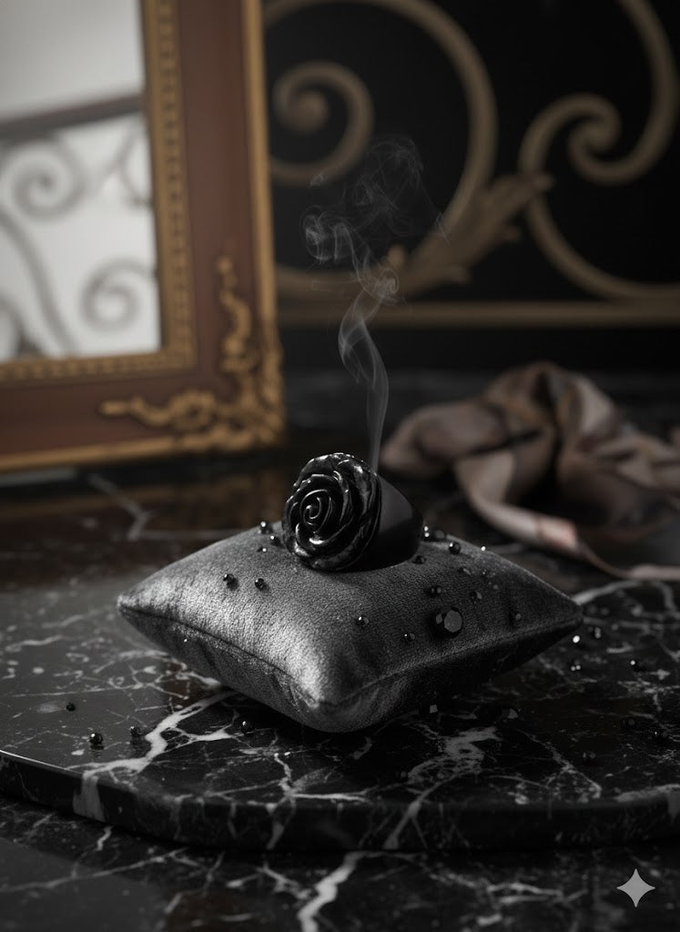 Carved Rose Fancy Ring Only 1 Available