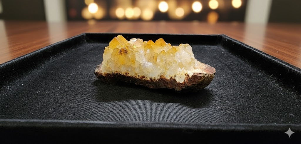 Natural Citrine Cluster – 103 Grams | Genuine Citrine Gemstone
