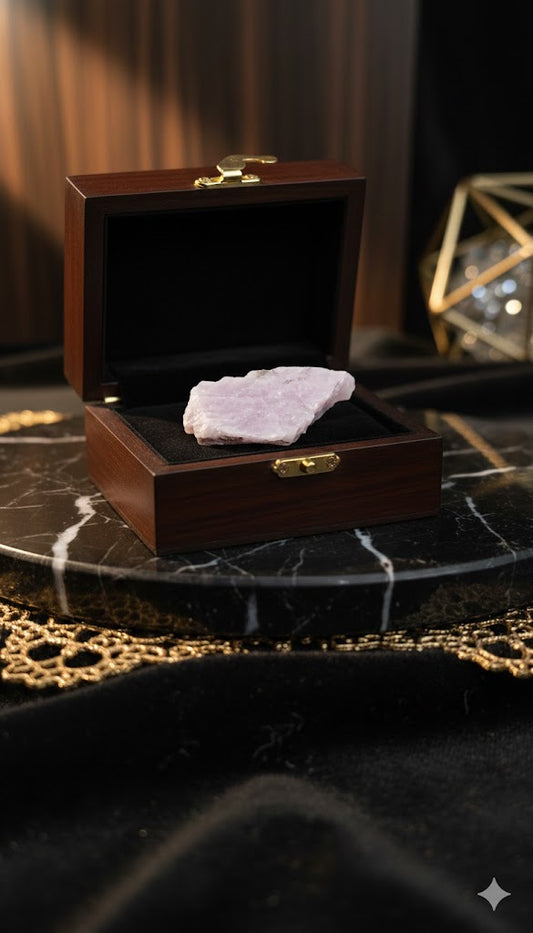 Pink Kunzite Raw – Heart Healing Crystal for Love &amp; Emotional Balance 26.46 Gram