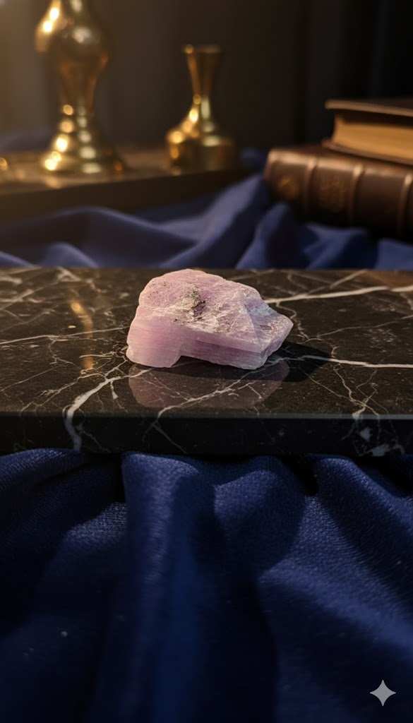 Natural Pink Kunzite Raw Stone for Chakra Healing &amp; Positivity 34.60 Gram