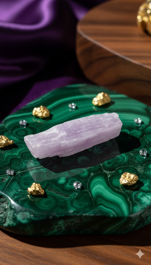 Pink Kunzite Raw Crystal for Love, Calmness &amp; Spiritual Harmony 26.40 Gram