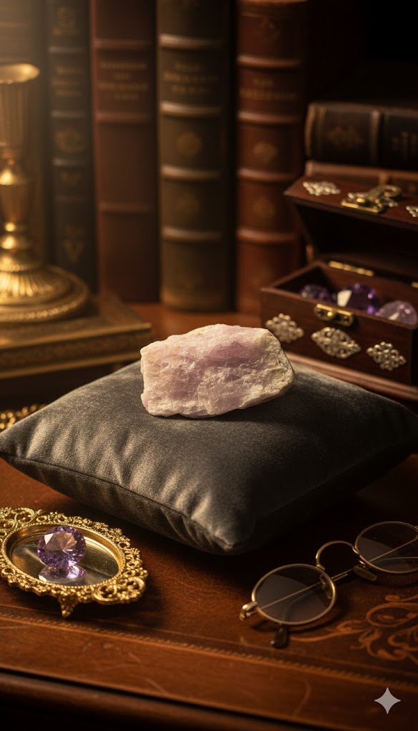 Original Pink Kunzite Raw – Soothing, Heart-Opening Crystal Stone 38.60 Gram