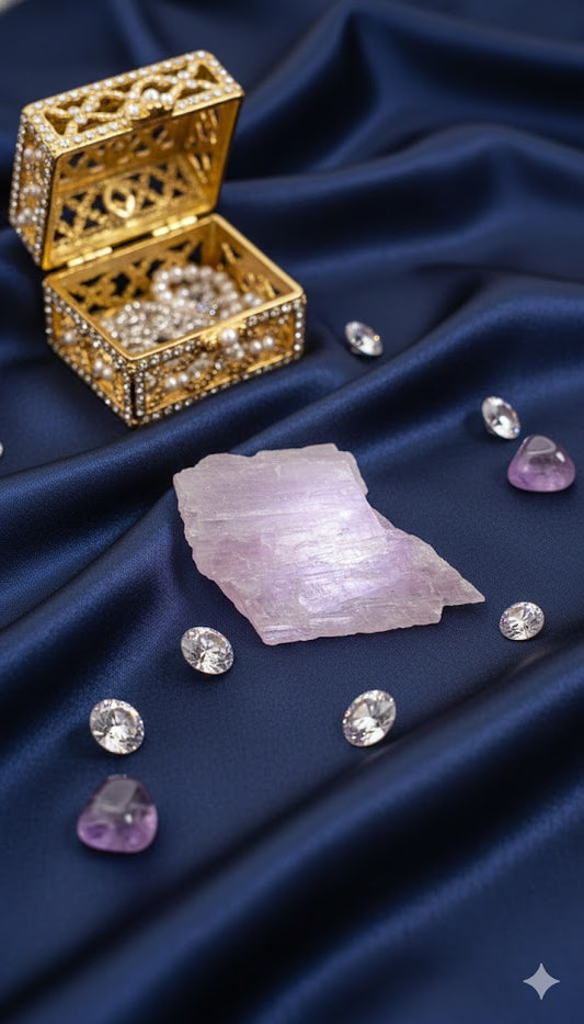 Pink Kunzite Raw for Love Attraction, Peace &amp; Chakra Alignment 30.90 Gram