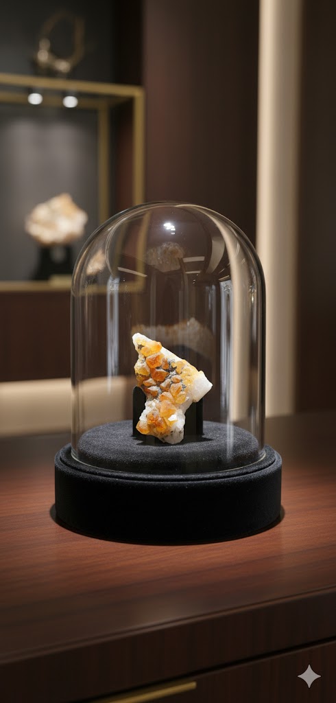 Natural Citrine Cluster – 130 Grams | Genuine Citrine Gemstone