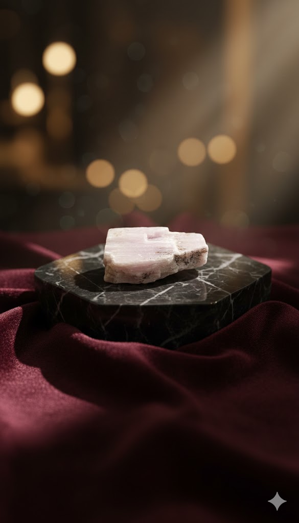 Natural Pink Kunzite Raw Stone for Self-Love &amp; Emotional Wellness 33. Gram