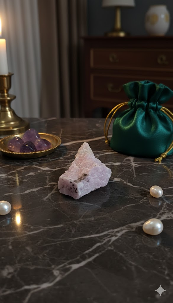 Pink Kunzite Raw Stone for Love Manifestation &amp; Inner Healing 30.25 Gram