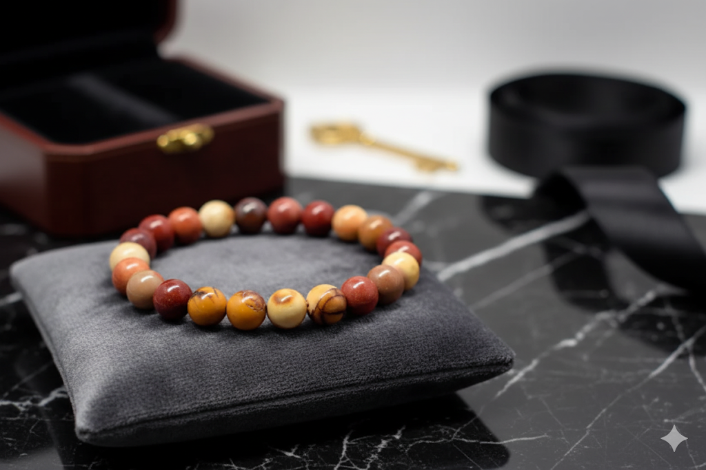 Mookaite Bracelet. 8 mm  Size