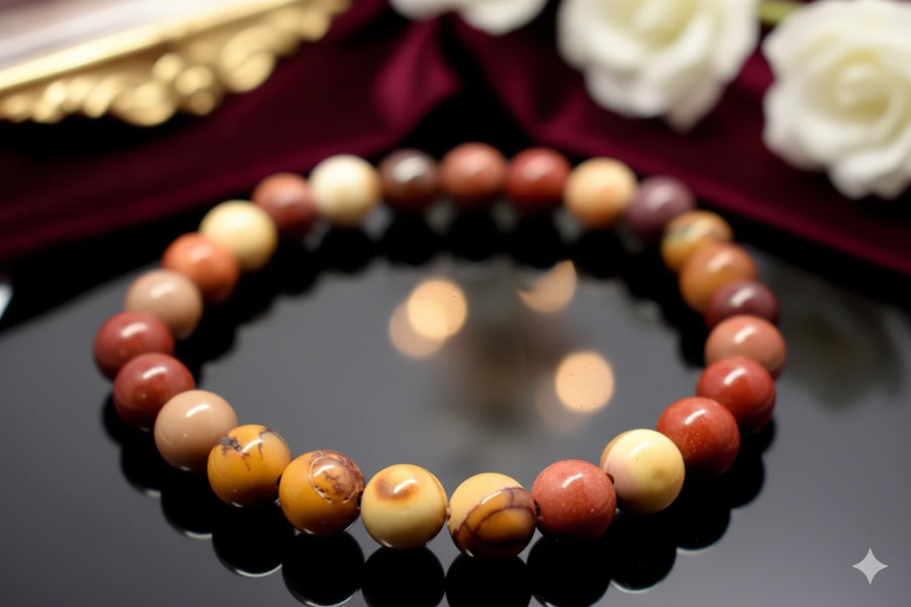Mookaite Bracelet. 8 mm  Size