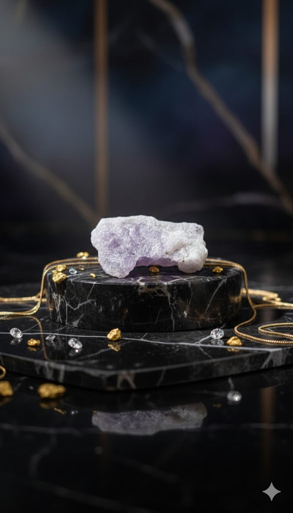 Pink Kunzite Raw – Crystal for Emotional Healing &amp; Calm Energy 31.60 Gram