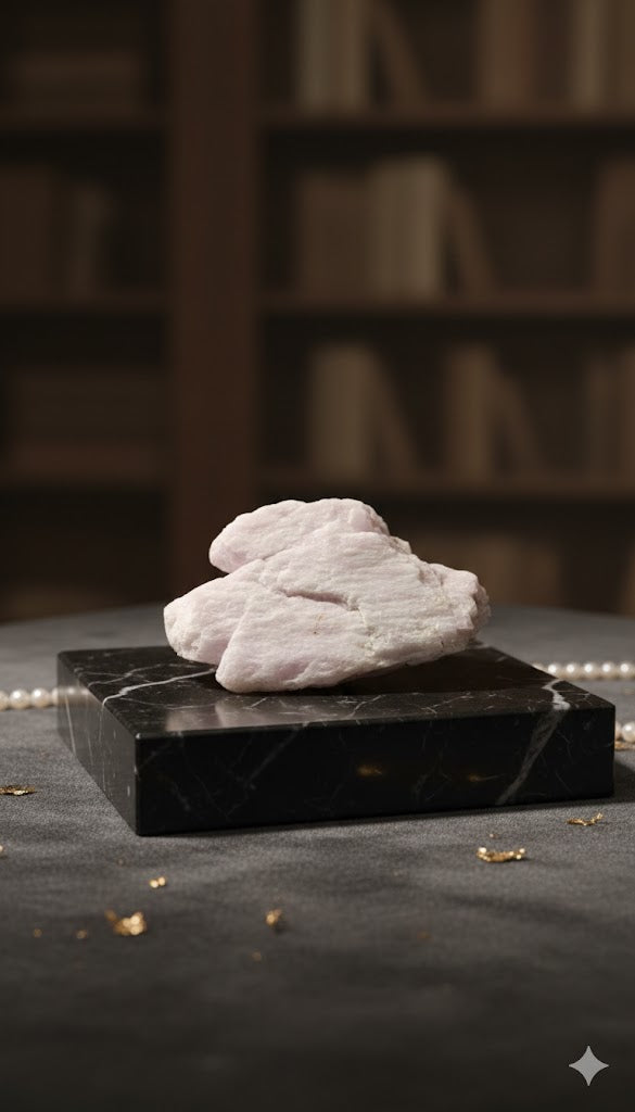 Pink Kunzite Raw Stone for Stress Relief &amp; Positive Aura 41.20 Gram