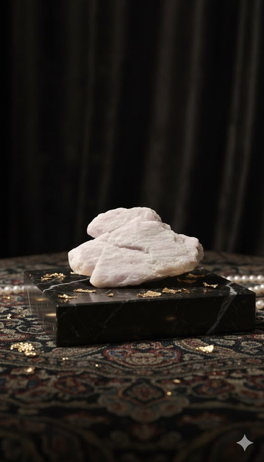 Pink Kunzite Raw Stone for Stress Relief &amp; Positive Aura 41.20 Gram