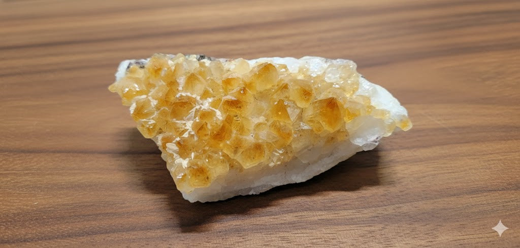 Natural Citrine Cluster – 249 Grams | Genuine Citrine Gemstone