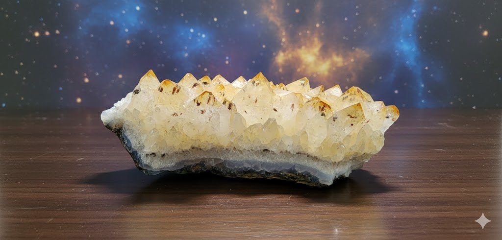 natural citrine cluster 203 grams citrine gemstone