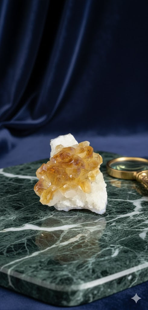 Natural Citrine Cluster – 100 Grams | Genuine Citrine Gemstone