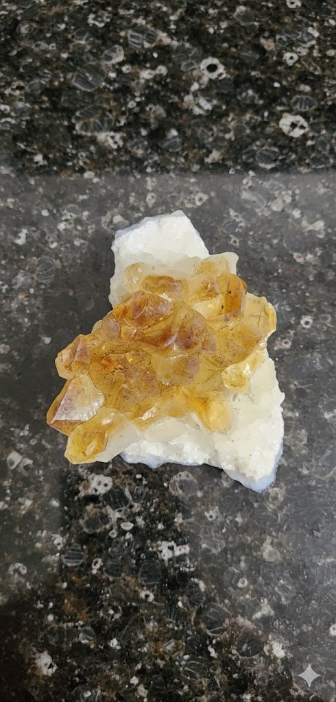 Natural Citrine Cluster – 100 Grams | Genuine Citrine Gemstone