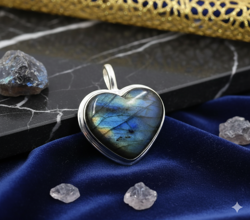 Natural Labradorite Pendant | Stunning Fire Labradorite Jewelry