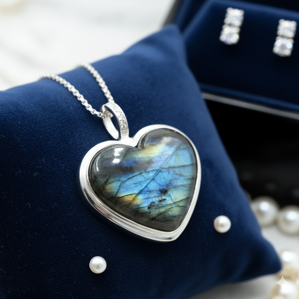 Natural Labradorite Pendant | Stunning Fire Labradorite Jewelry