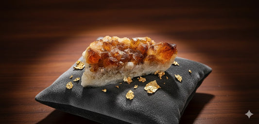 Natural Citrine Cluster – 197 Grams | Genuine Citrine Gemstone