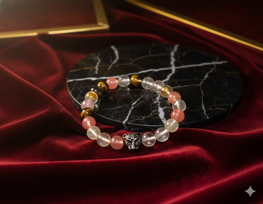 Multi-Color Beaded Bracelet – Adjustable & Handmade