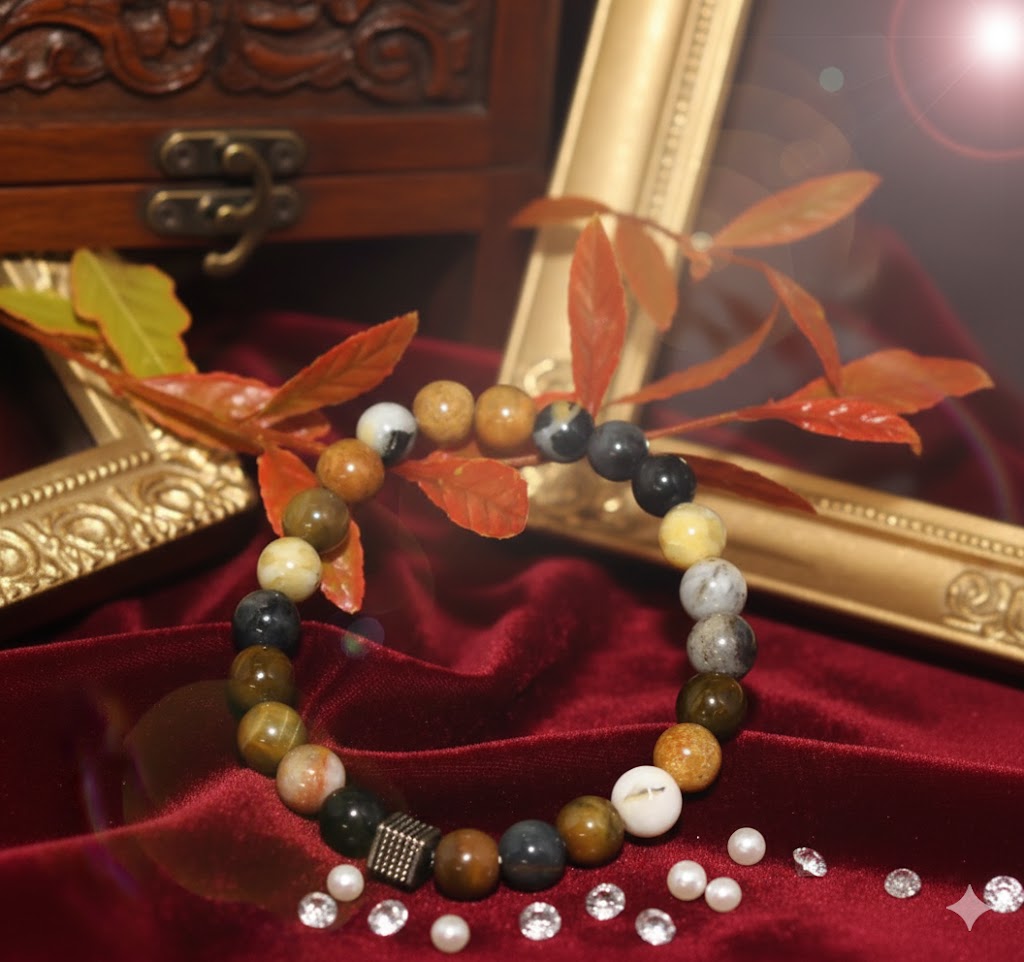 Multi-Color Agate Bead Adjustable Bracelet – Vibrant & Handmade