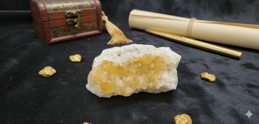 Natural Citrine Cluster 266 Grams Citrine Gemstone