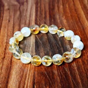 Citrine Crystal Healing Bracelet | Stone for Wealth & Protection